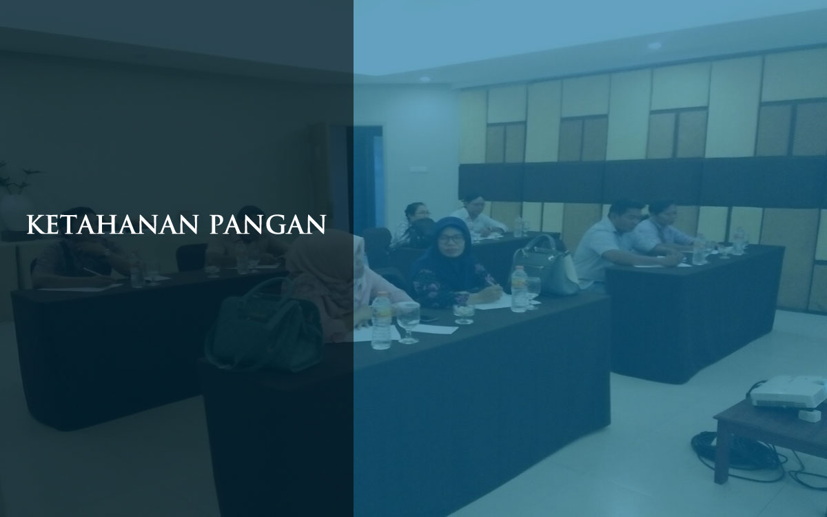 Bimtek Ketahanan Pangan, Penerapan Sistem Jaminan Mutu dan Keamanan Pangan